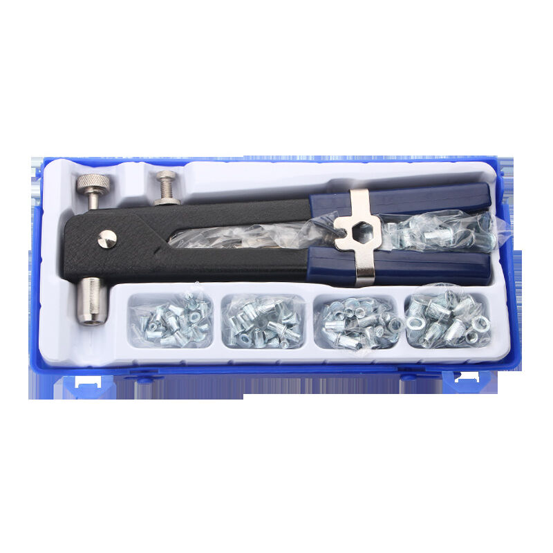 Pistolet femelle à traction manuelle, jeu de 6 pistolets à capuchon, jeu d'écrous à riveter, jeu de pistolets à écrous manuels