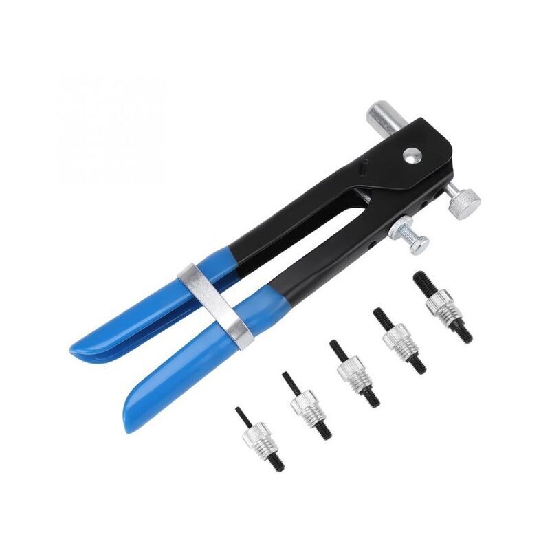 Pistolet femelle à traction manuelle, jeu de 6 pistolets à capuchon, jeu d'écrous à riveter, jeu de pistolets à écrous manuels,