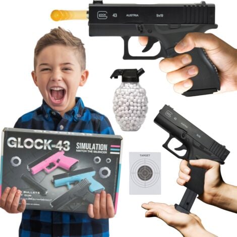 AUTRES PISTOLET GLOCK POUR ASG METAL 800 BILLES BB GRATUITES