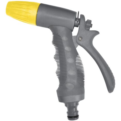 Pistolet Jet Réglable Anti Dérapant Bi Matière Arrosage Précis et Confortable avec Prise en Main Sûre