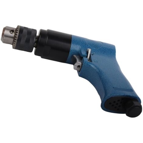 Pistolet Perceuse à Air 1/4 Pouce Puissant Réversible 1800 tr/min avec Silencieux et Commande à Une Main