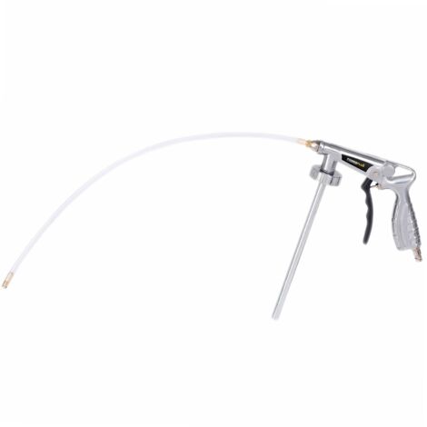Pistolet pneumatique anticorrosion – Traitement antirouille carrosseries – Tuyau flexible 50 cm – Pour surfaces métalliques – Powerplus