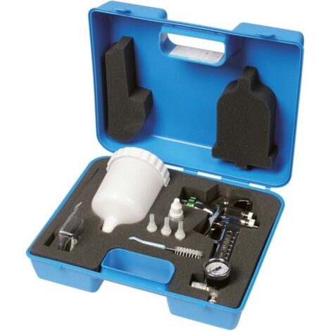 Pistolet pneumatique HVLP PRO – Pression de service 2 à 2,5 bar – Buse inox 1,5 mm – Pour peinture précise et contrôle de flux – Aircraft