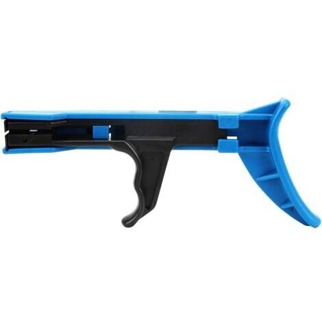 Pistolet pour serre-câbles Bleu et noir 2,4 à 4,8 mm