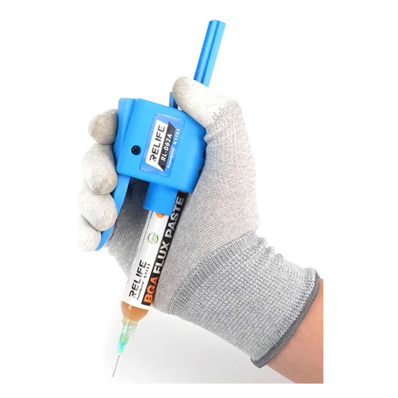 Pistolet - presse-flux pour flux, colle, flux, masque de soudure + 2 aiguilles