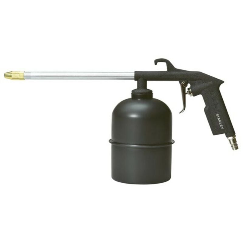 Stanley - Pistolet à pulvérisation pneumatique avec longue buse, capacité de 1 l, 130 L/min