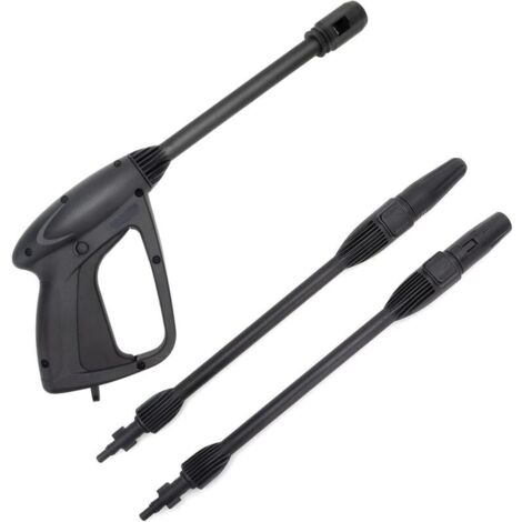 Pistolet pulvérisateur de Rechange pour Nettoyeur Haute Pression avec Lance à Jet Variable et Lance rotative, Compatible avec Certains nettoyeurs Haute Pression Black & Decker, AR Blue Clean-Crezuo