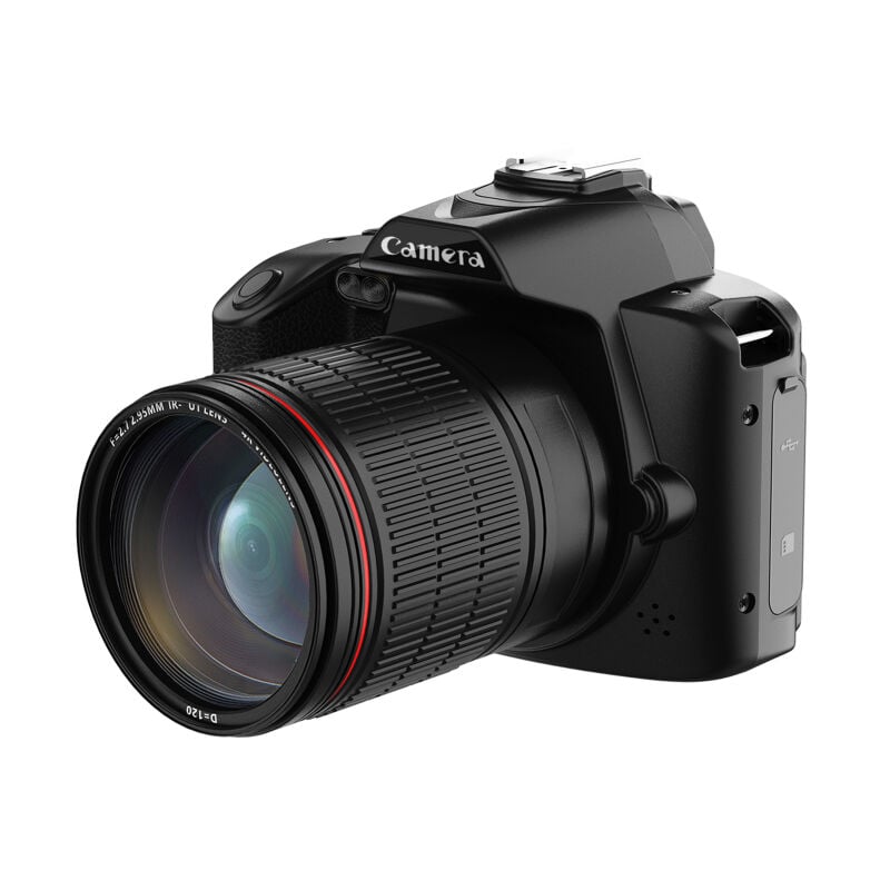 LIFCAUSAL Appareil Photo 4K WiFi avec Double Objectif 64MP - Écran IPS 3 Pouces - Zoom Antichoc 16X et Vision Nocturne - Batterie Intégrée & Filtres