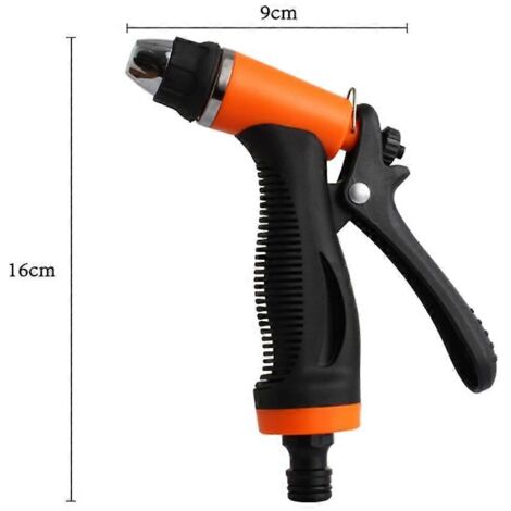 Pistolet pulvérisateur d'eau haute pression, buse en cuivre, tuyau de 6 m, pour jardin, pelouse, lavage de voiture