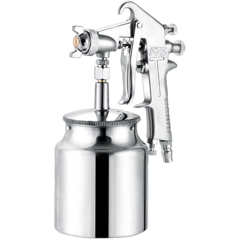Pistolet pulvérisateur, Pistolet aérographe pneumatique professionnel, pistolet de pulvérisation de 400ML, outil d'atomiseur de peinture en alliage