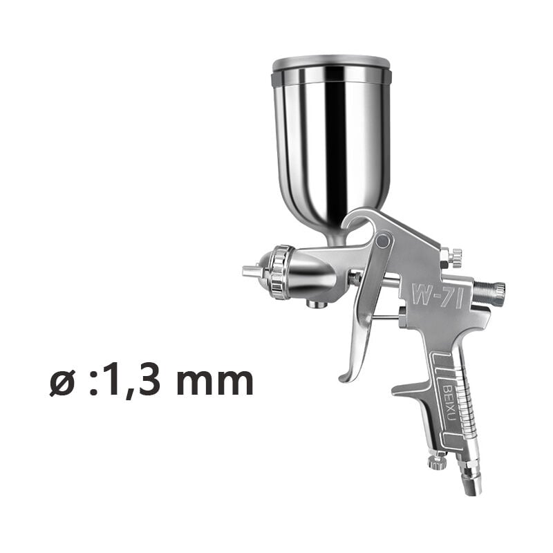 Sjqka - Pistolet pulvérisateur W-71G Buse Durable Capacité 400 ml Atomisation élevé pour la peinture automobile(ø 1,3 mm)