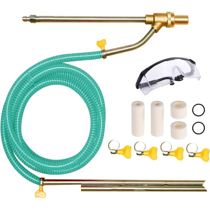 SNQ - Pistolet sablage 1/4' bleu décapage peinture/graffiti