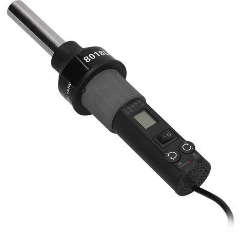 Pistolet thermique électronique portable pour soudure, réglable avec prise européenne 250V