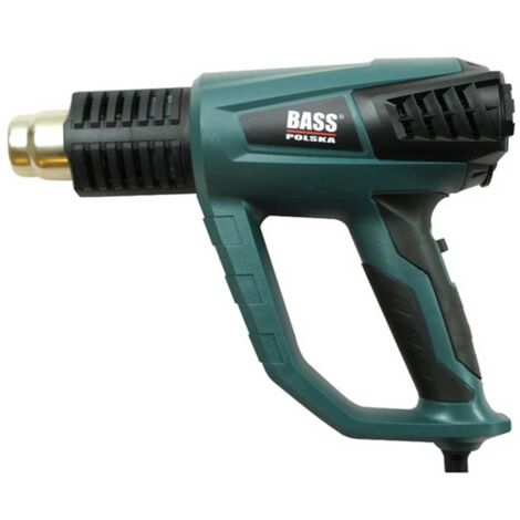 Pistolet thermique en plastique 2000 W, avec buses