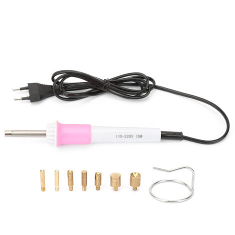 Pistolet thermique pour strass et cristaux, fer à repasser avec embout applicateur, prise EU 110-220V