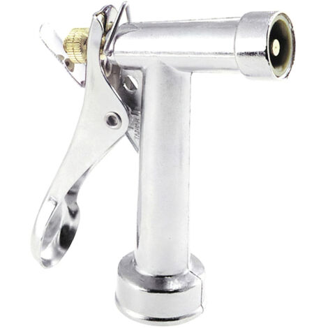 Pistolet tuyau métallique chromé Saturnia