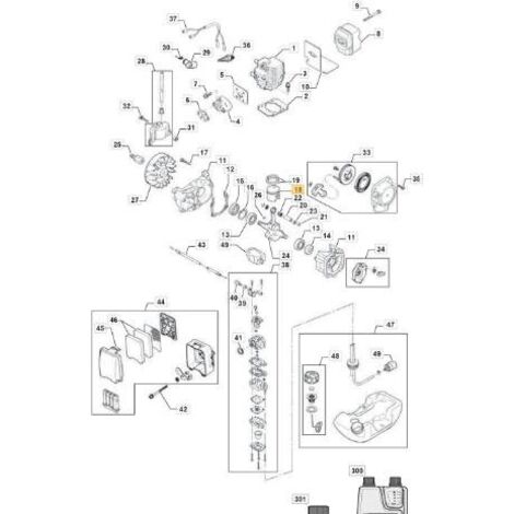 PISTON 5600-41111 -RDC ORIGINE STIGA - 123590002/0