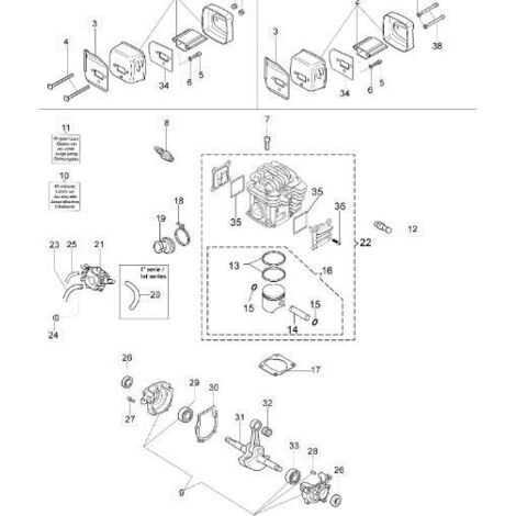 PISTON COMPLET ORIGINAL EMAK 50082014C