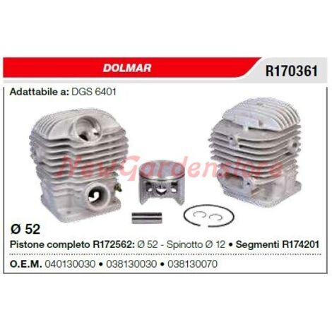 Piston de cylindre compatible DOLMAR pour tronçonneuse DGS 6401 040130030 038130030