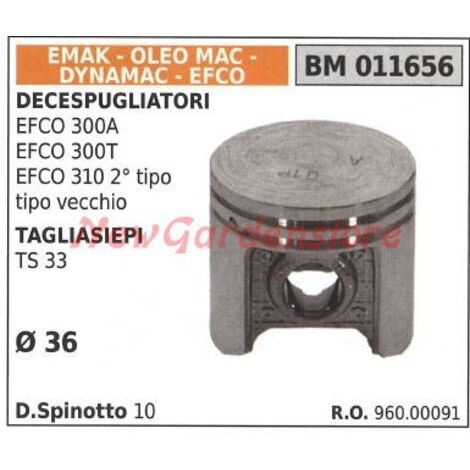 Piston de débroussailleuse EFCO 300A EFCO 300T TS 33 Ø  36mm EMAK 011656