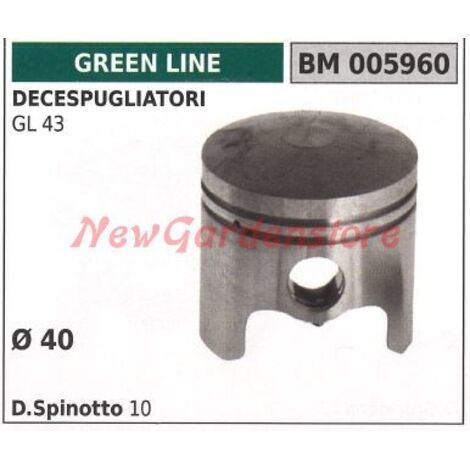 Piston de débroussailleuse OLEOMAC GL 43 Ø 40mm GREENLINE 005960