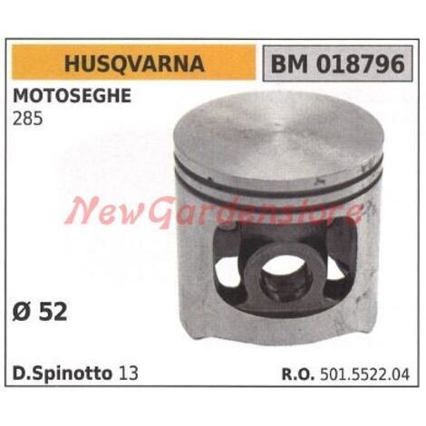 Piston de tronçonneuse 285 Ø 52mm HUSQVARNA 018796