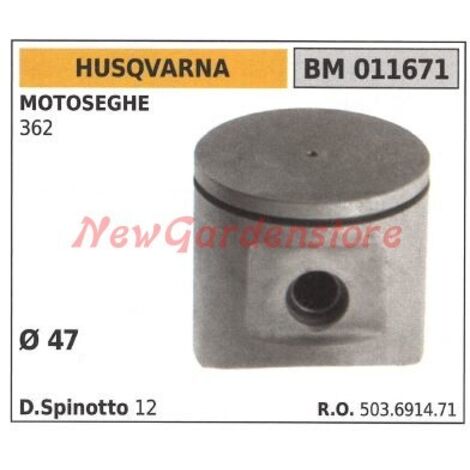 Piston de tronçonneuse 362 Ø 47mm HUSQVARNA 011671