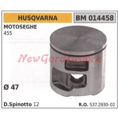Piston de tronçonneuse 455 Ø 47mm HUSQVARNA 014458