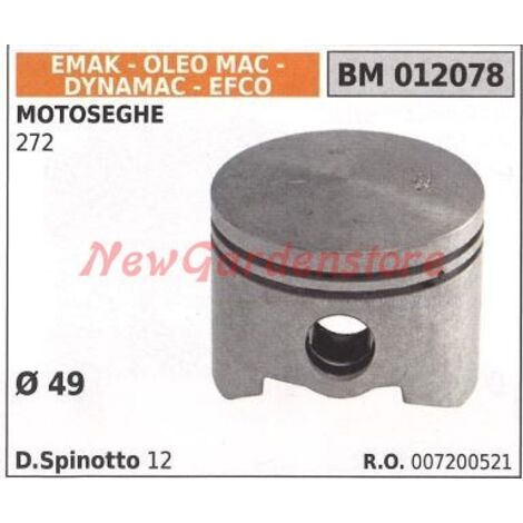 Piston de tronçonneuse EMAK 272 Ø  49mm 012078