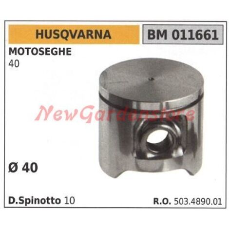 Piston de tronçonneuse HUSQVARNA 40 Ø 40mm 011661