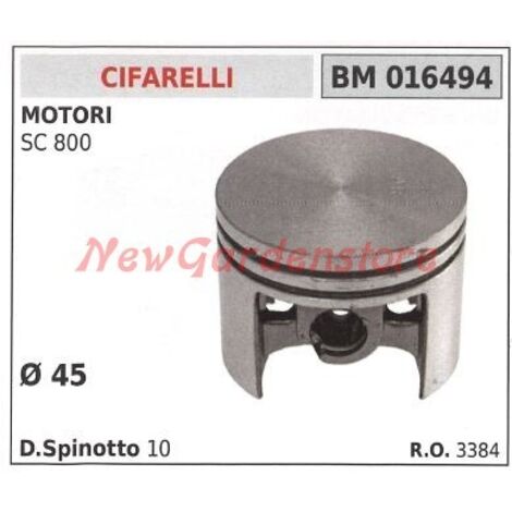 Piston moteur tondeuse Ø 45mm CIFARELLI 016494