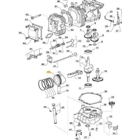PISTON ORIGINAL STIGA - 118551240/0