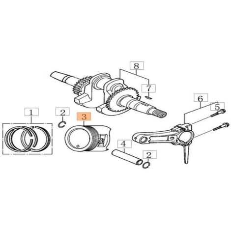 PISTON ORIGINE EMAK L66152111