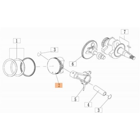 PISTON ORIGINE EMAK L66152626