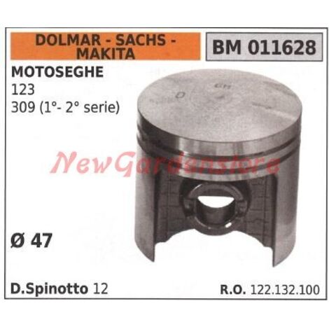 Piston pour tronçonneuse 123 309 Ø  47 mm DOLMAR 011628