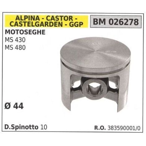 Piston pour tronçonneuse MS 430 MS 480 Ø  44 mm GGP 026278