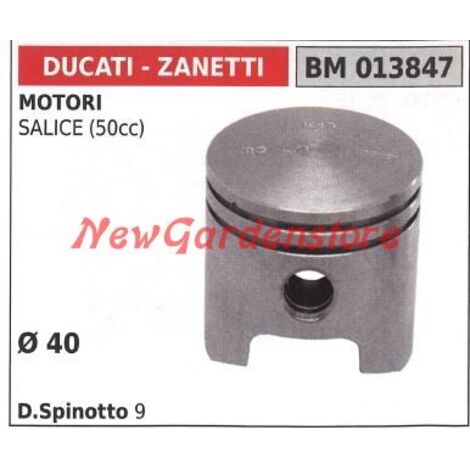 Piston pour tronçonneuse Willow 50cc Ø  40mm DUCATI 013847