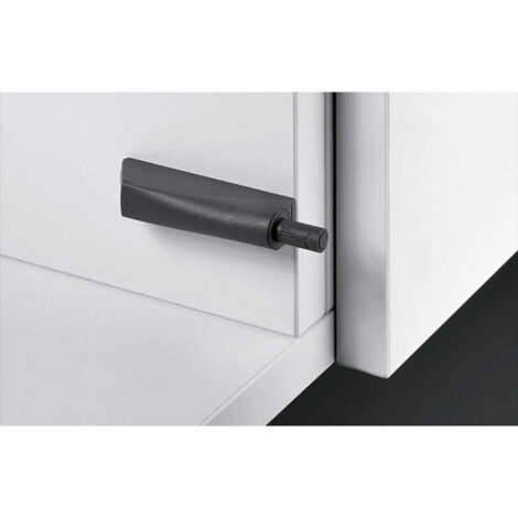 Piston push to open+ adaptateur long gris - HETTICH FRANCE SCS