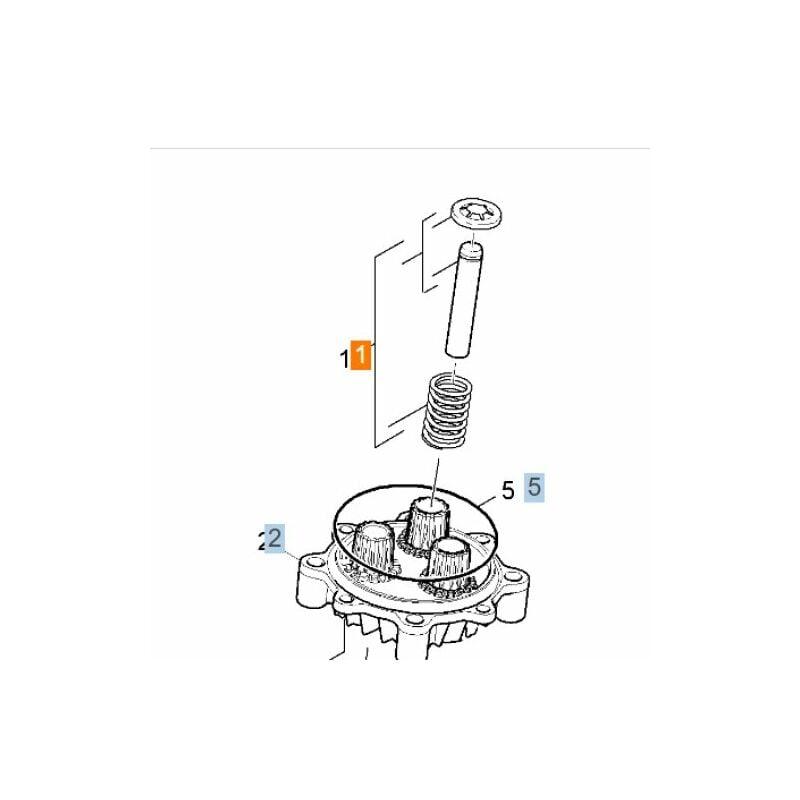 PISTON REPERE 1 pour NETTOYEUR HAUTE-PRESSION KARCHER -...