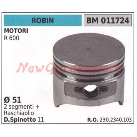 Piston ROBIN pour débroussailleuse R600 011724