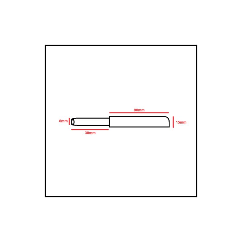 Image of Salice - Pistoncino premiapri push pull per cassetti e ante senza maniglie più varianti dimensione disponibile: con magnete