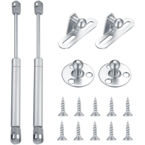 Pistons à gaz, 100 N, 10 kg, vérin à gaz pour portes d'armoires, meubles de cuisine, élévation pneumatique Lid Stay élévables, charnière