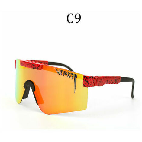 Pit Viper Series C Uv400 Lunettes de soleil polarisées pour sports de plein air TR90 C9