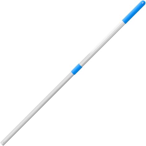 Pitchfork Handle Telescopic Silver Steel vidaXL