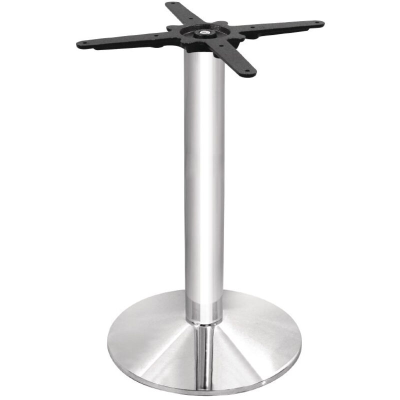 Pied de Table Rond Chromé jusqu'à 800 mm - Bolero Pied de Table Rond Chromé jusqu'à 800 mm - Bolero