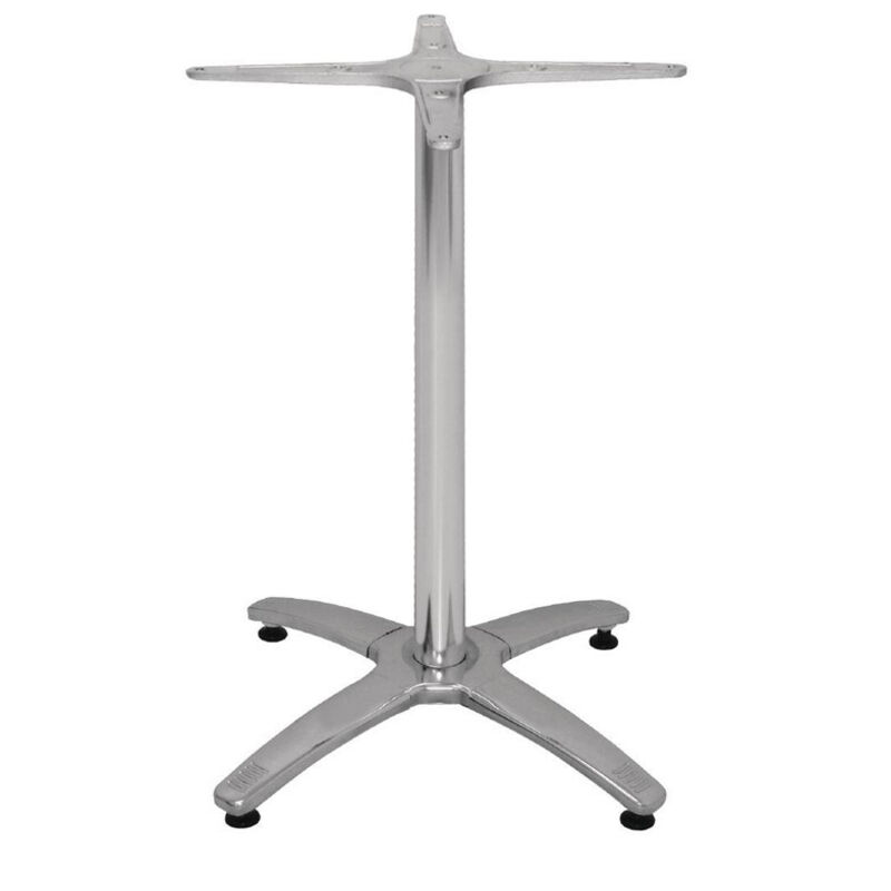Pied de Table pour Plateau 800 mm 4 Pieds en Aluminium - Bolero Pied de Table pour Plateau 800 mm 4 Pieds en Aluminium - Bolero
