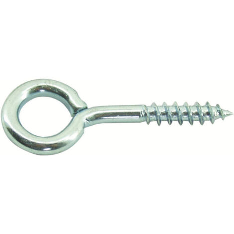 Piton à Vis Zingué 4x30  Sachet  6 Pce - Vynex
