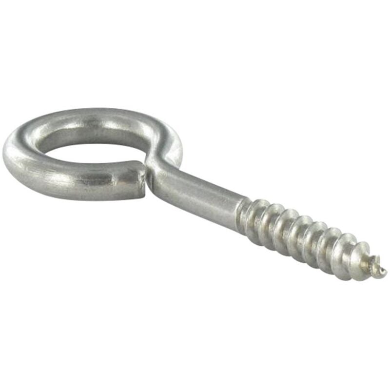 Piton Bois 4X40 Oeil 14 Acier zingué-100 pièces