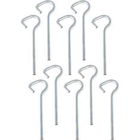 Piton Crosse Court P - Pour fixation bâche couverture de piscine - Inox - Lot de 20 pièces - POOLCO