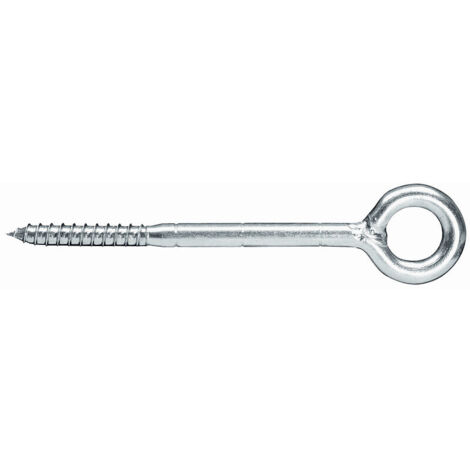 Pitons d'échafaudage OP12 acier zingué diamètre 12mm longueur 90mm filetage 65mm œil 23mm boite 25 pièces - G&B FISSAGGI